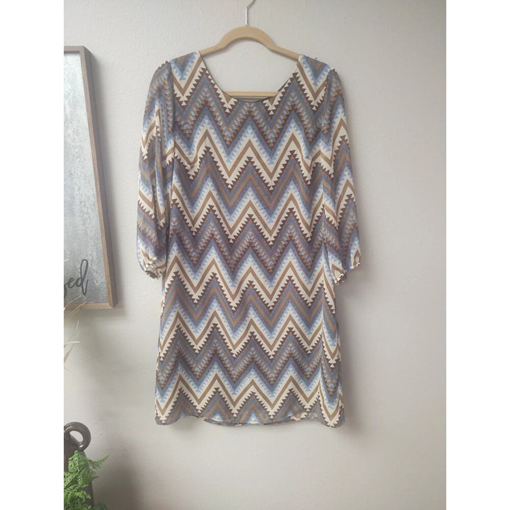 Wrangler western print dress size lg